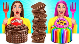 Desafio Comida Real vs Comida De Chocolate | Situações Engraçadas por Multi DO Fun Challenge
