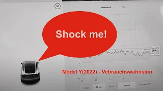 Tesla Model Y 2022  -  Verbrauchswahnsinn!