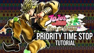 JoJo: Eyes of Heaven | Priority Time Stop - How to do: with all time stop characters
