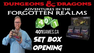 MTG Dungeons & Dragons Set Booster Box Opening