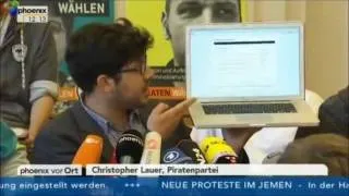 "Ich zeige Ihnen mal das Internet"  Piraten Pressekonferenz