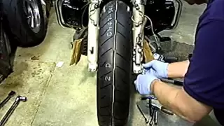 GL1800 Front Wheel Removal and Installation