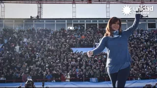 Cristina Kirchner y Unidad Ciudadana en Mar del Plata #lavozdelamayoria