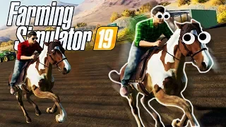 Starting a HORSE FARM in Farming Sim 19 Mods! (Farming Simulator 19 Modded Multiplayer Gameplay)