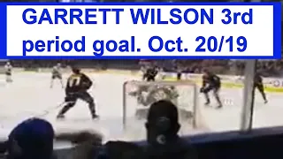 GARRETT WILSON goal Toronto Marlies Cleveland Monsters Rasmus Sandin Pierre Engvall assists