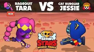 RAGEQUIT TARA vs CAT BURGLAR JESSIE | 1 vs 1 | Brawl Stars