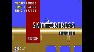Sonic the Hedgehog Delta 40MB Sky Fortress Zone/Wing Fortress Zone (with Sonic)