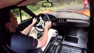 Ferrari Dino 246 GT onboard driving shots