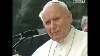 Jan Paweł II 1997 Poznań   słowa na zakończenie   do młodych