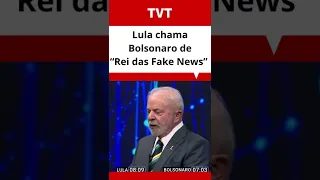 Debate na Band: Lula chama Bolsonaro de “rei das fake news”