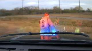 Lake Worth police SUV runs over suspect - raw video
