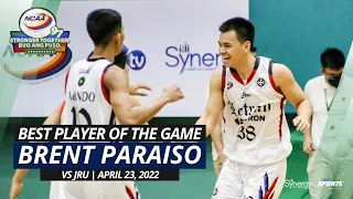 BEST PLAYER OF THE GAME: Brent Paraiso | Letran Knights vs JRU Heavy Bombers | April 23, 2022