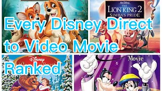 Every Disney Direct to Video Sequel Ranked