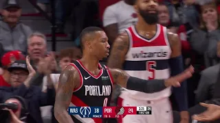 1st Quarter, One Box Video: Portland Trail Blazers vs. Washington Wizards