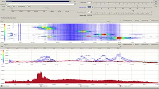 MikroTik Spectral scan, band 5, chanal 40, 48, 100, 136, 140