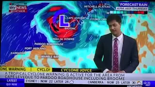 Tropical Cyclone Joyce forms off Western Australia