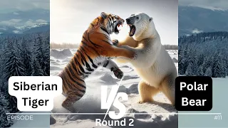 Big Fight: Siberian Tiger vs Polar Bear