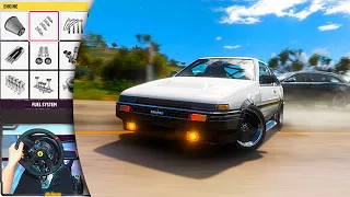 forza horizon 5 : How to tune Toyota Trueno 1985 for drift 4K