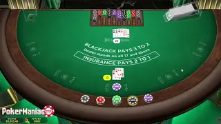 INSANE RUN ON FIRST PERSON BLACK JACK 1500 into ???