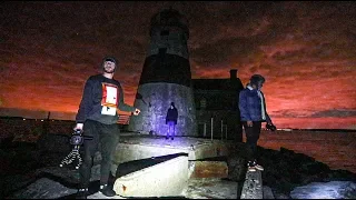 OVERNIGHT ON HAUNTED EXECUTION ROCKS ISLAND! (We couldn't escape..)