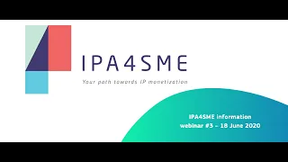 IPA4SME information webinar #3 – 18 June 2020