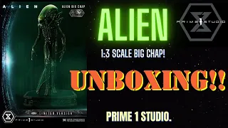 🔴 Prime 1 Studio - ALIEN Big Chap - 1:3 Scale! UNBOXING!!! 👽