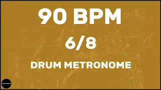 6/8 | Drum Metronome Loop | 90 BPM