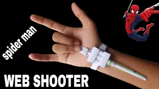 how to make paper WEB SHOOTER || spider man web shooter || how to make paper wrist gun