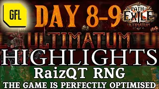 Path of Exile 3.14: ULTIMATUM DAY #8-9 Highlights RAIZQT RNG, THE GAME IS PERFECTLY BALANCED... yes