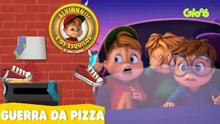 A GUERRA DAS PIZZAS | ALVINNN!!! E OS ESQUILOS | CLIPES MUSICAIS | Mundo Gloob