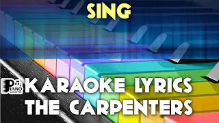 SING THE CARPENTERS KARAOKE LYRICS YAMAHA PSR S975