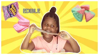 TURN THIS CANDY INTO SLIME CHALLENGE | Bubble Gum | Karina Garcia Slime | Samira Kids TV