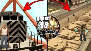 Can 100 Tanks Stop the Train in GTA San Andreas | grand theft auto 5 | how to download GTA 5 pc