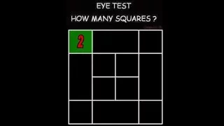 How many squares so you see answer video - Here is my answer How many do you see?