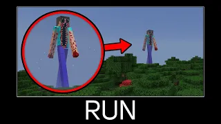 Minecraft wait what meme part 382 (Scary Big Herobrine)