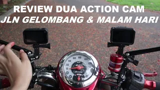 Review Action Cam XiAOMi MIJIA 4K & DJI OSMO ACTION di Jalan Bergelombang (fitur EIS) & Malam Hari