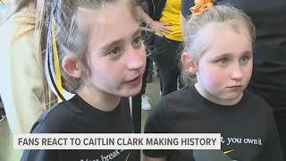 Fans react to Caitlin Clark breaking the NCAA all-time scoring record