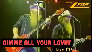 ZZ Top - Gimme All Your Lovin' (Live, Houston 10/9/1983)