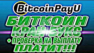 BitcoinPayU | Биткоин кран букс обзор по крану + проверка на выплату ПЛАТИТ!!!