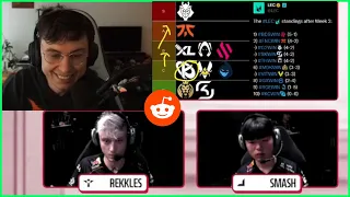 Rekkles Voice Comms In LCK CL, Streamer Awards & Caedrel's LEC Tierlist VS Current Standings