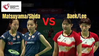 BADMINTON | Matsuyama/Shida (JPN) vs Baek/Lee (KOR) | Badminton Denmark Open 2022 SEMIFINAL