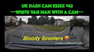 UK Dash Cam Essex Compilation #62 - White Van Man With A Cam