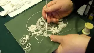 Irish Crochet Lace Demonstration by Nora Finnegan