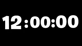 ⏳🌟 ¡Temporizador de 12 Horas Ininterrumpidas! | Cuenta Regresiva Perfecta para Grandes Eventos 🎆