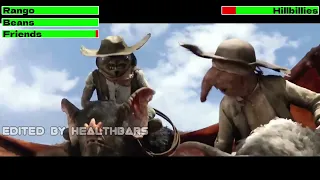 Rango (2011) Ride of the Valkyries Scene with healthbars