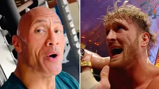 The Rock CALLS OUT Logan Paul For CHEATING During WWE King and Queen of the Ring Fight Against Cody