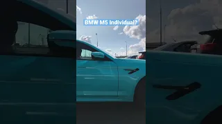 BMW M5 F90 Individual!