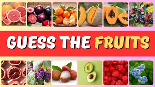 Exciting Fruit Quiz Game for Kids | Picture Quiz | Guess 40 Fruits Name