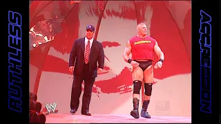 Brock Lesnar opens the show | SmackDown! Intro (August 15, 2002)