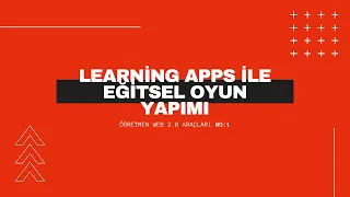 10 dk Learning Apps ile Eğitsel Oyun Oluşturma